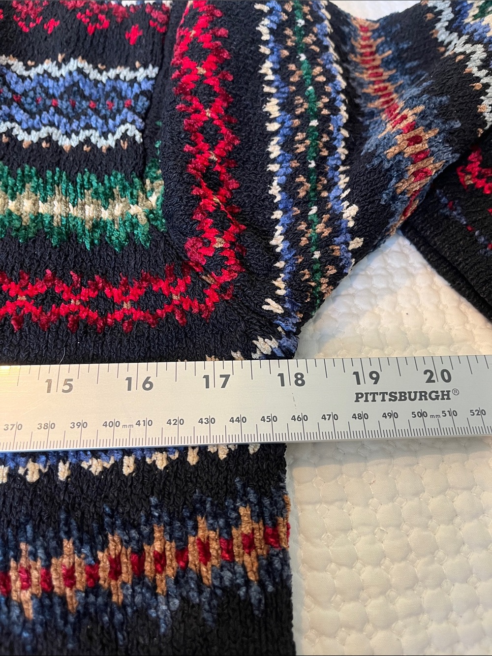 Vintage Talbots Fair Isle Y2K Cardigan Sweater Women’s Sp Nordic Cottagecore - Picture 6 of 8
